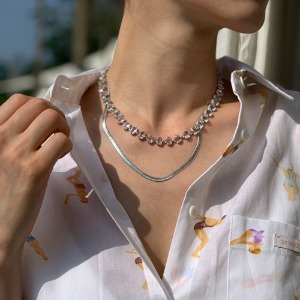 Baguette Crystal Necklace