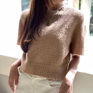 Molly Boucle Knit Top